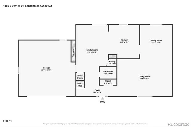 1186 E Davies Court Centennial, CO 80122