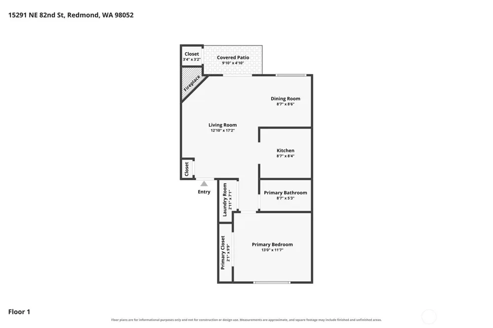 15291 NE 82nd Street #102 Redmond, WA 98052