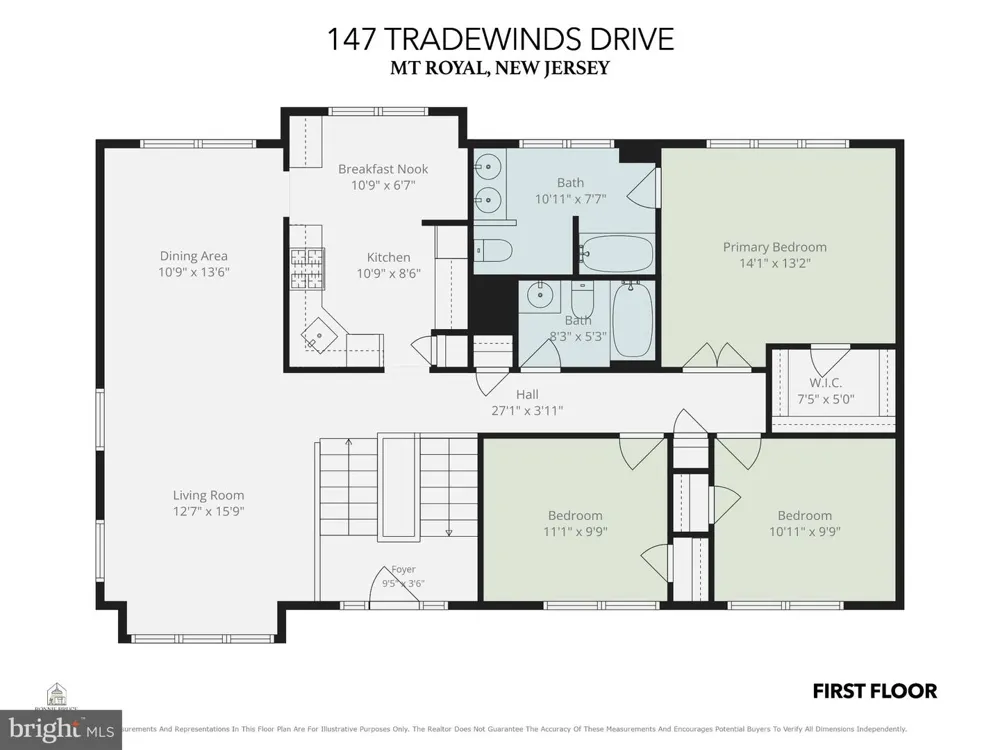 147 TRADEWINDS DRIVE Mount Royal, NJ 08061