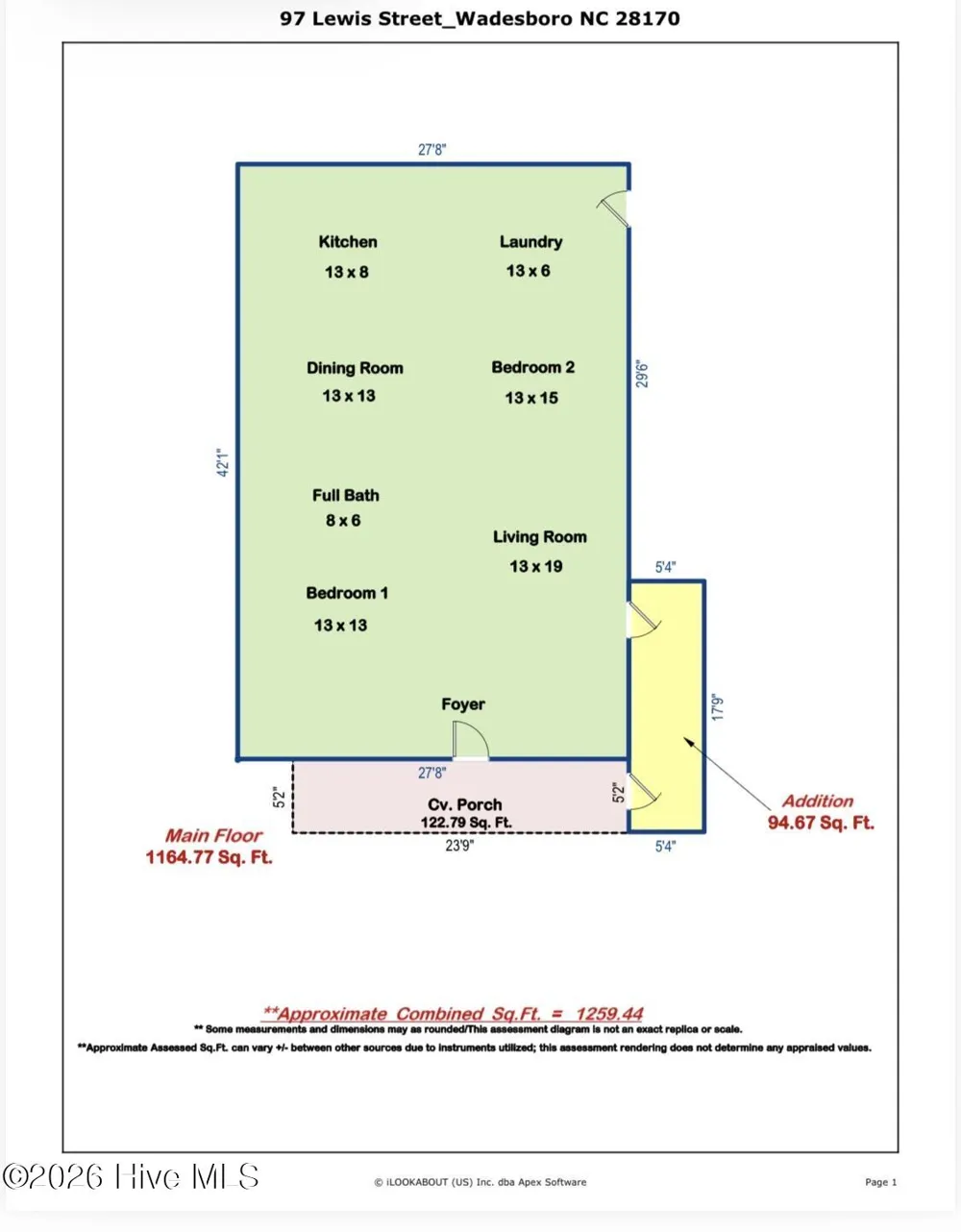 97 Lewis Street Wadesboro, NC 28170