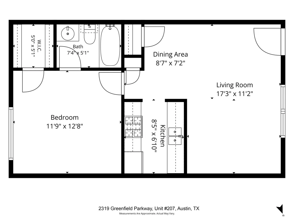 2319 Greenfield Parkway #207 Austin, TX 78741