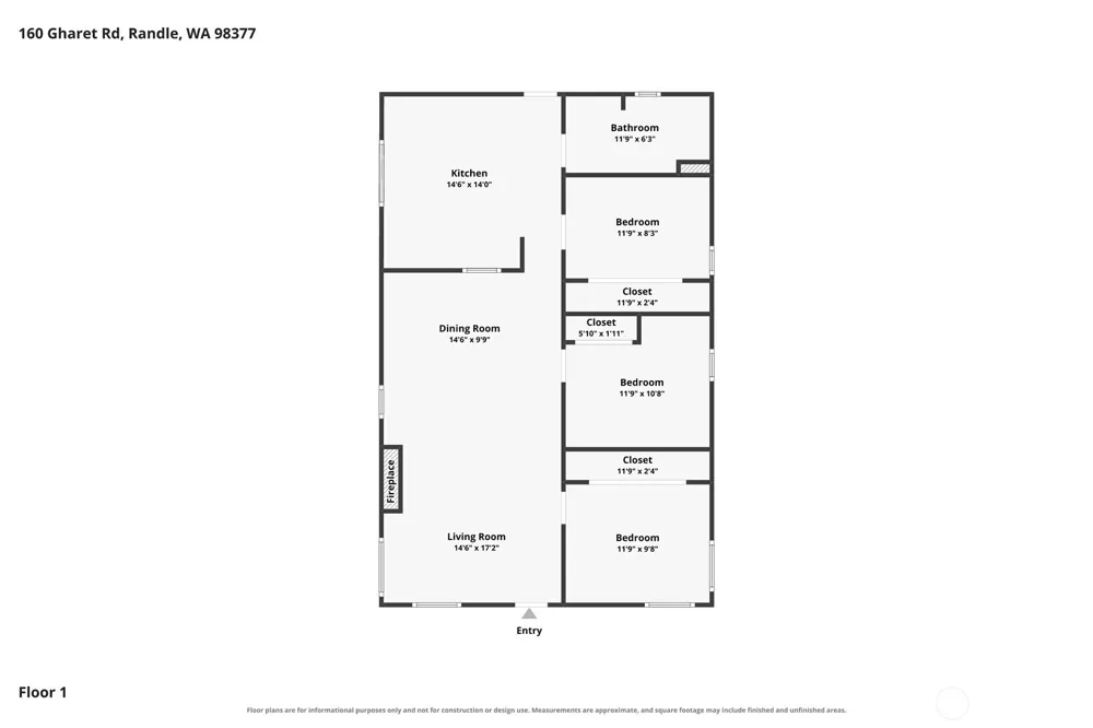 160 Gharet Road Randle, WA 98377