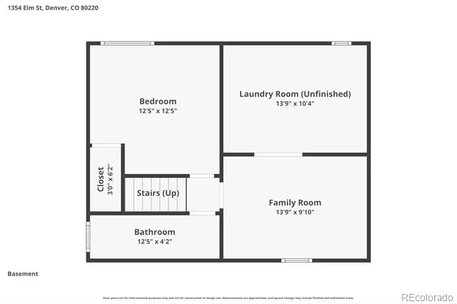1354 Elm Street Denver, CO 80220
