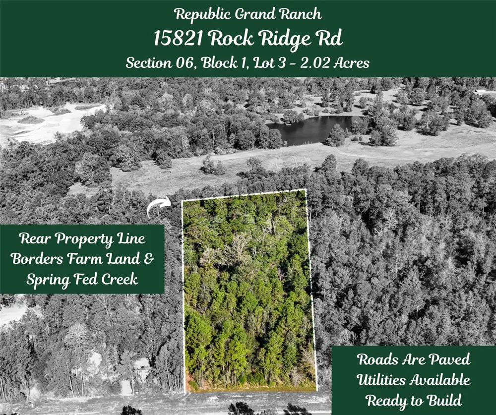 15821 Ridge Rock Road Willis, TX 77378