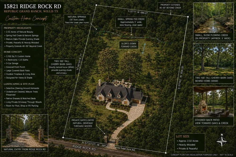 15821 Ridge Rock Road Willis, TX 77378