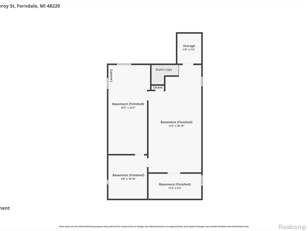 315 Leroy Street Ferndale City, MI 48220