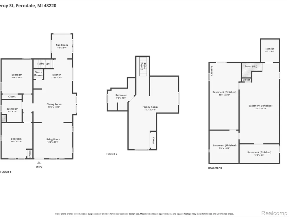 315 Leroy Street Ferndale City, MI 48220