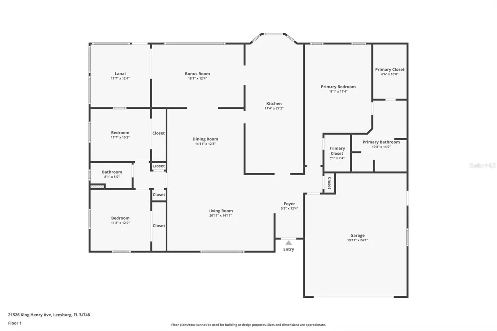 21526 KING HENRY AVENUE Leesburg, FL 34748