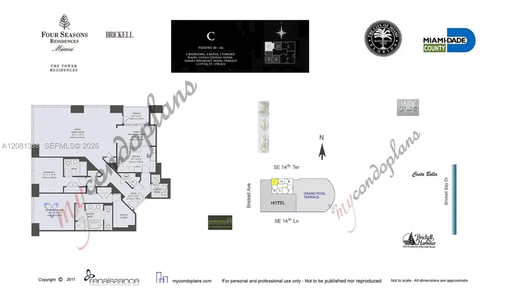 1425 Brickell Ave #45C Miami, FL 33131