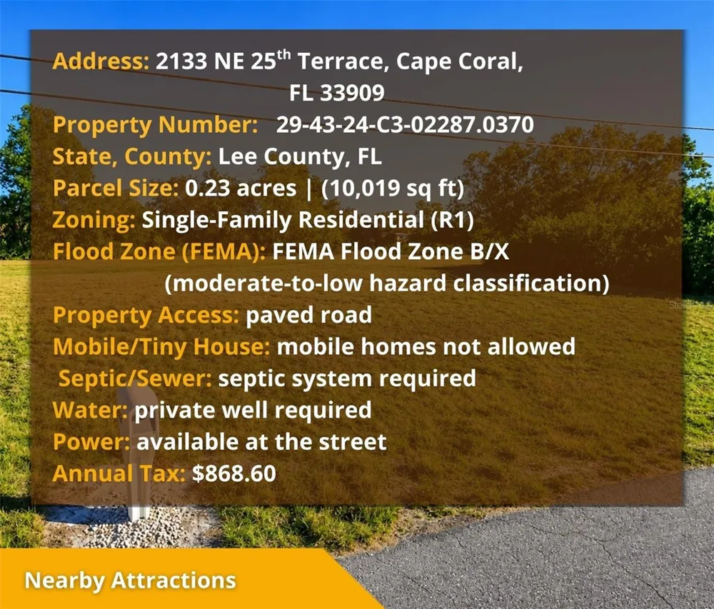 2133 NE 25TH TER Cape Coral, FL 33909