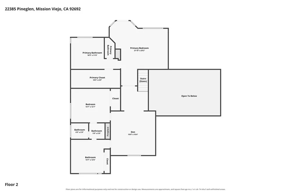 22385 Pineglen Mission Viejo, CA 92692