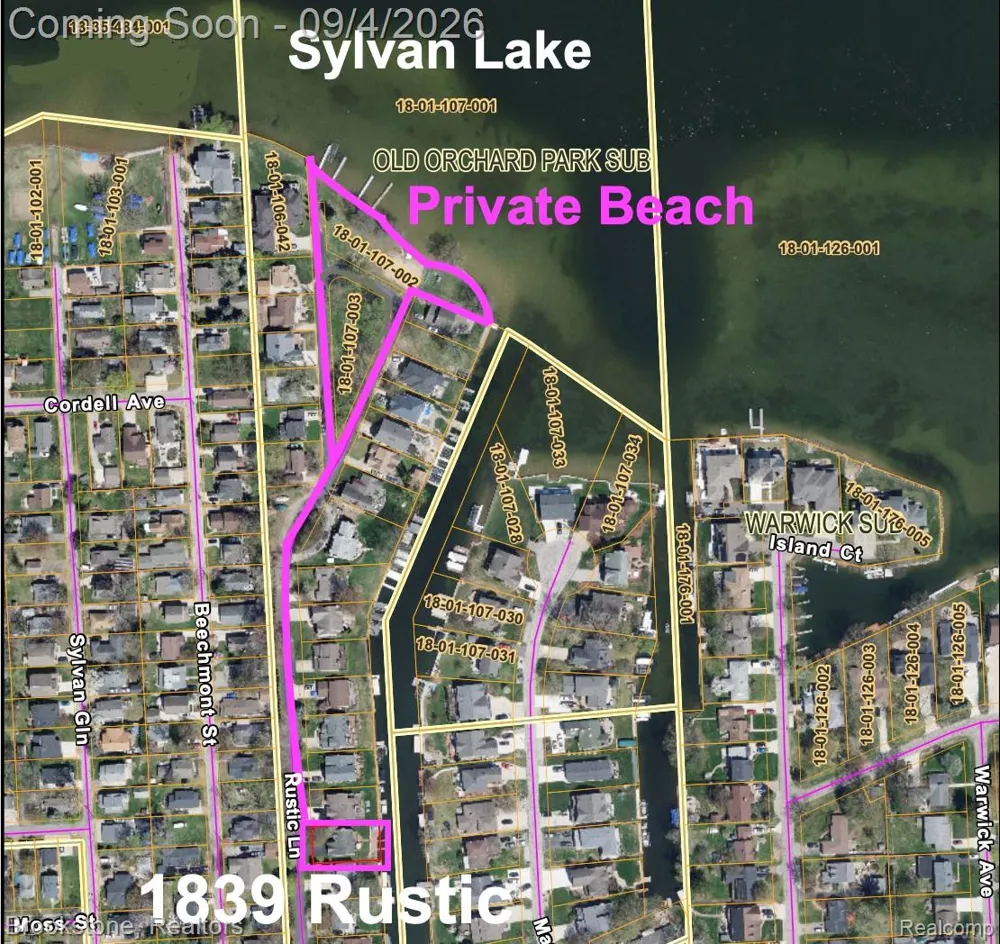 1839 RUSTIC Keego Harbor City, MI 48320