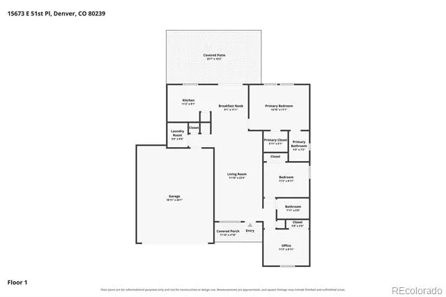 15673 E 51st Place Denver, CO 80239