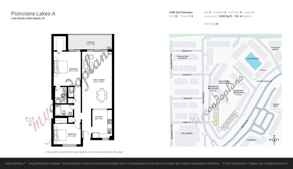 3186 VIA POINCIANA #115 Lake Worth, FL 33467