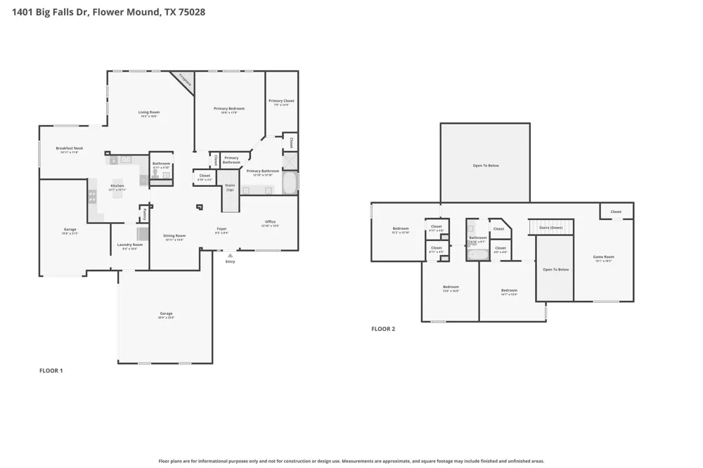 1401 Big Falls Drive Flower Mound, TX 75028