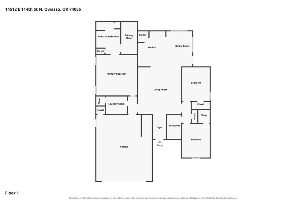 14512 E 114th Street Owasso, OK 74055