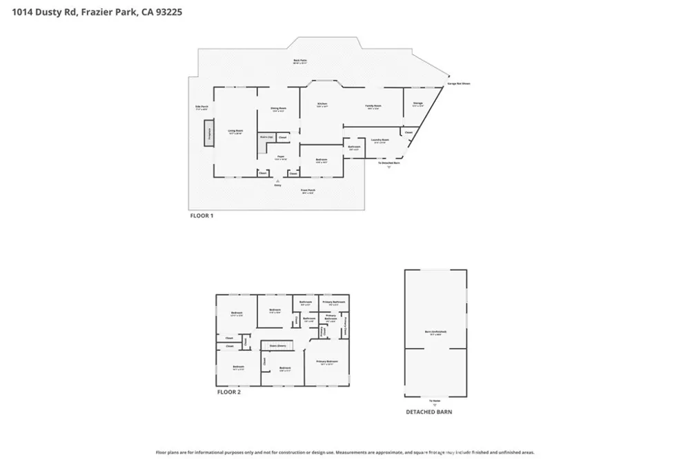 1014 Dusty Road Frazier Park, CA 93225