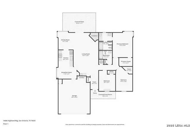 14606 HIGHLAND RDG San Antonio, TX 78233
