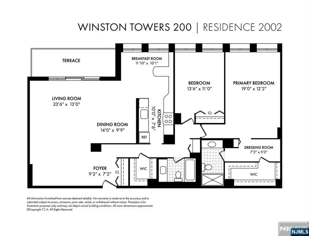 200 Winston Drive 2002 Cliffside Park, NJ 07010