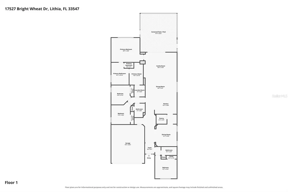 17527 BRIGHT WHEAT DRIVE Lithia, FL 33547