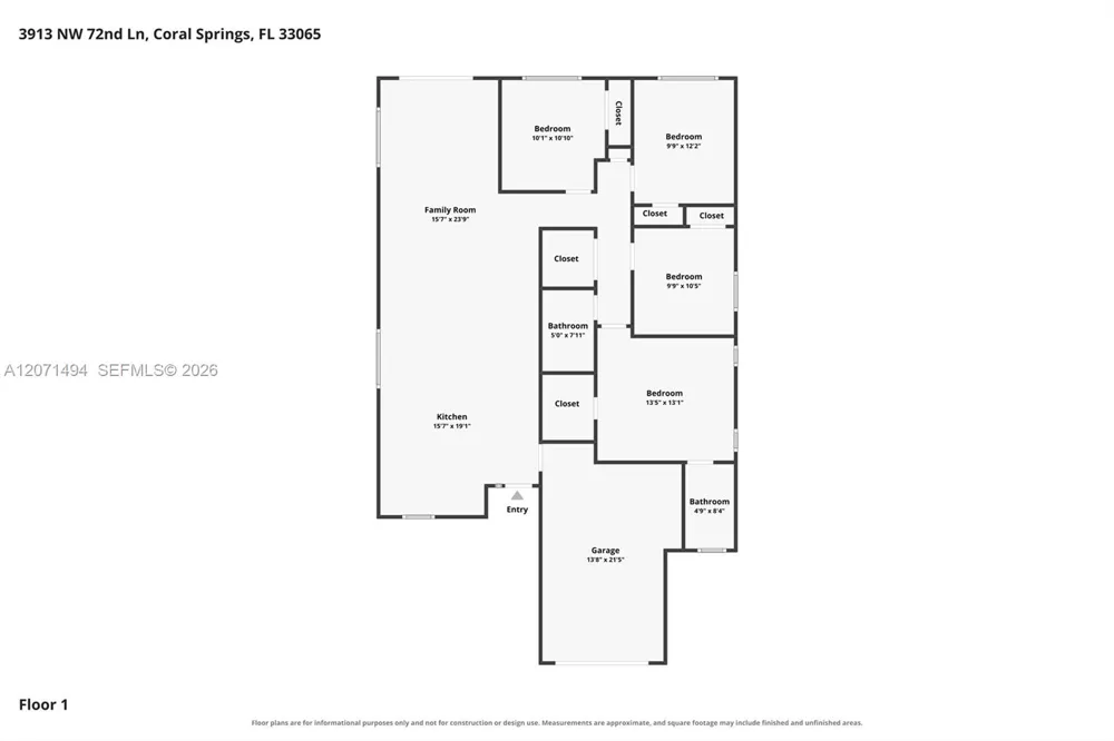 3913 NW 72nd Ln Coral Springs, FL 33065