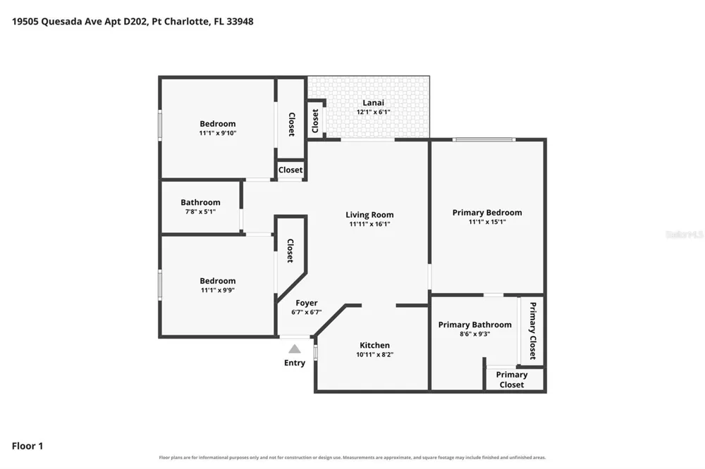 19505 QUESADA AVENUE #D202 Port Charlotte, FL 33948