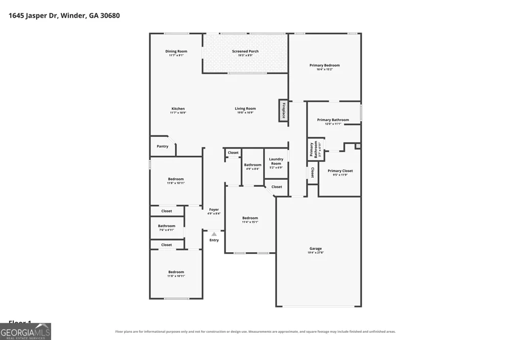 1645 Jasper DR Winder, GA 30680