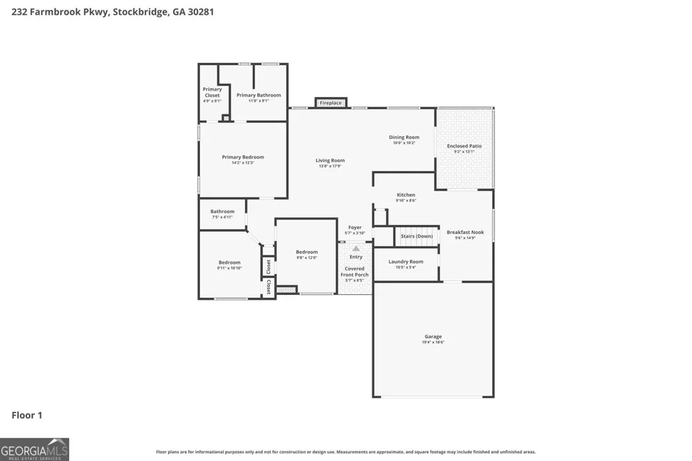 232 Farmbrook PKWY Stockbridge, GA 30281
