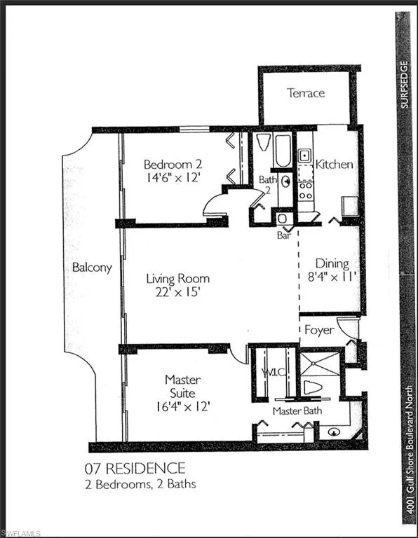 4001 Gulf Shore Boulevard #1407 Naples, FL 34103