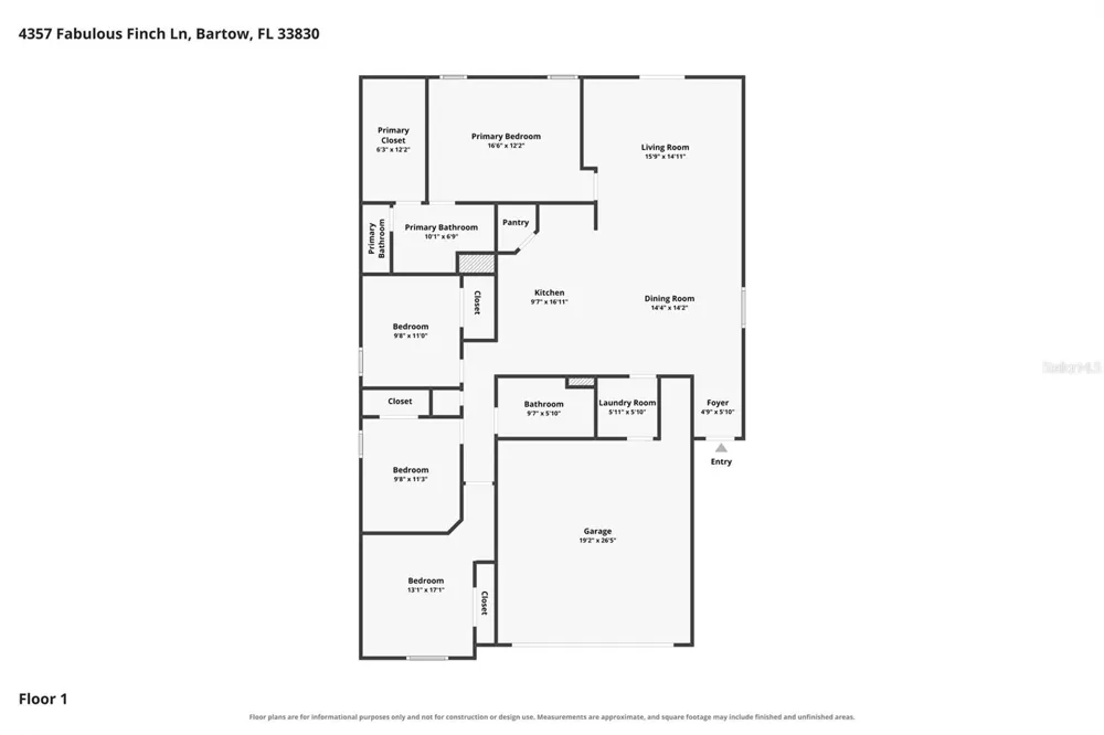 4357 FABULOUS FINCH LANE Bartow, FL 33830