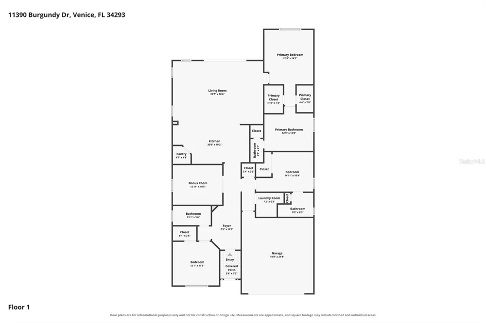 11390 BURGUNDY DRIVE Venice, FL 34293