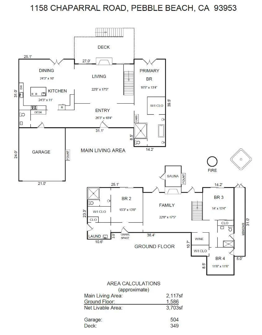 1158 Chaparral Road Pebble Beach, CA 93953