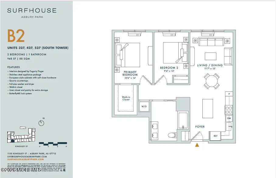 1150 Kingsley Street #327 Asbury Park, NJ 07712