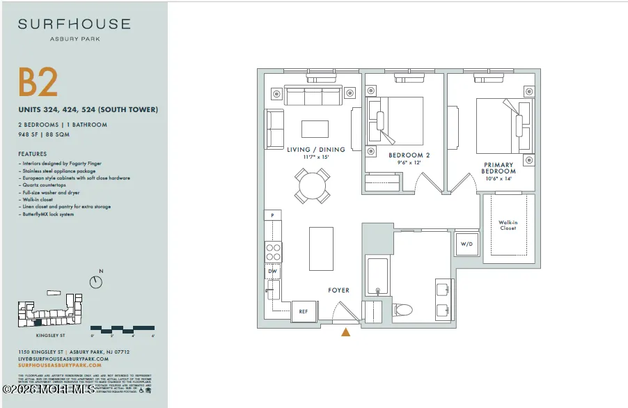 1150 Kingsley Street #524 Asbury Park, NJ 07712