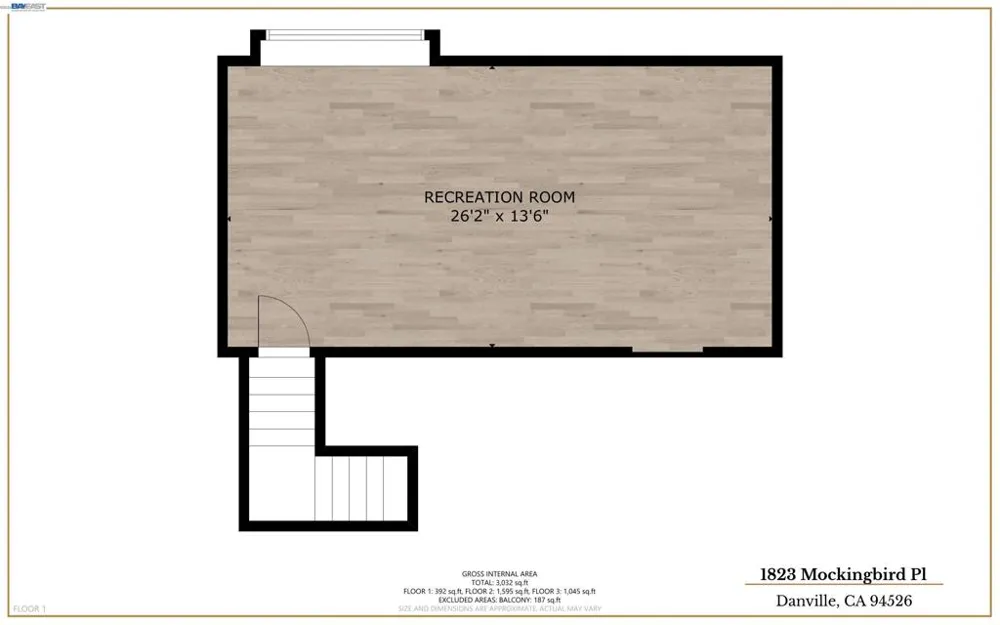1823 Mockingbird Pl Danville, CA 94526