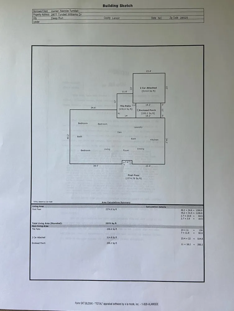 2877 Tyndall Williams Drive Deep Run, NC 28525