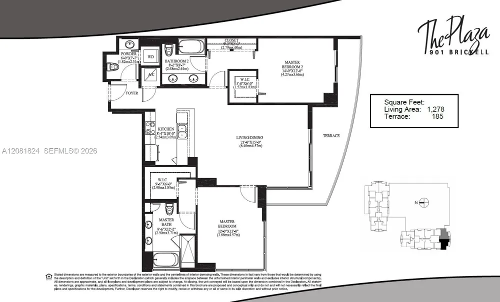 950 Brickell Bay Dr #3111 Miami, FL 33131