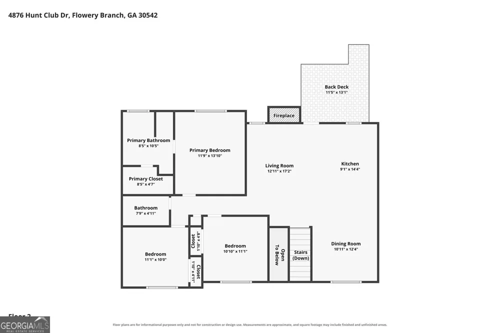 4876 Hunt Club DR Flowery Branch, GA 30542