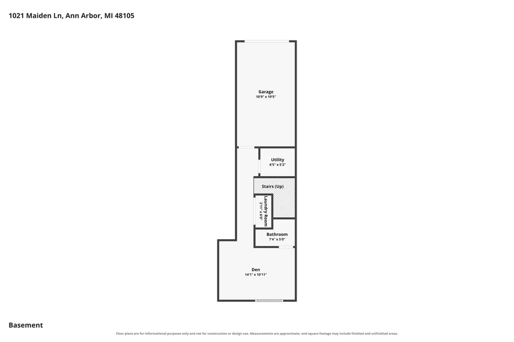 1021 Maiden Lane Ann Arbor City, MI 48105