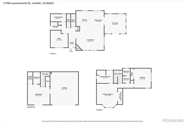 11756 Leavenworth Drive Conifer, CO 80433