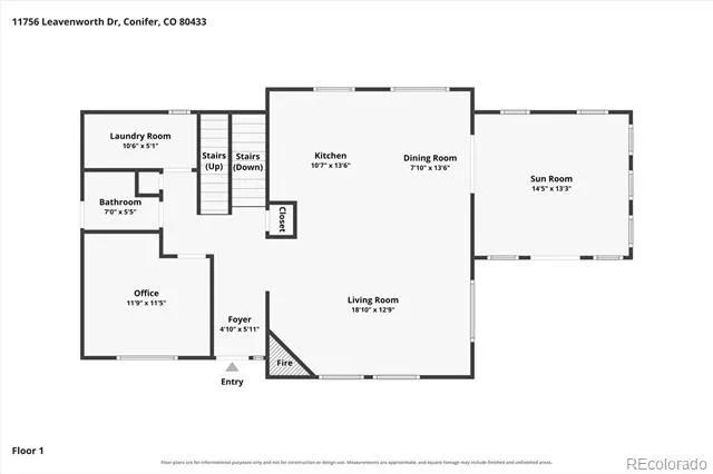 11756 Leavenworth Drive Conifer, CO 80433