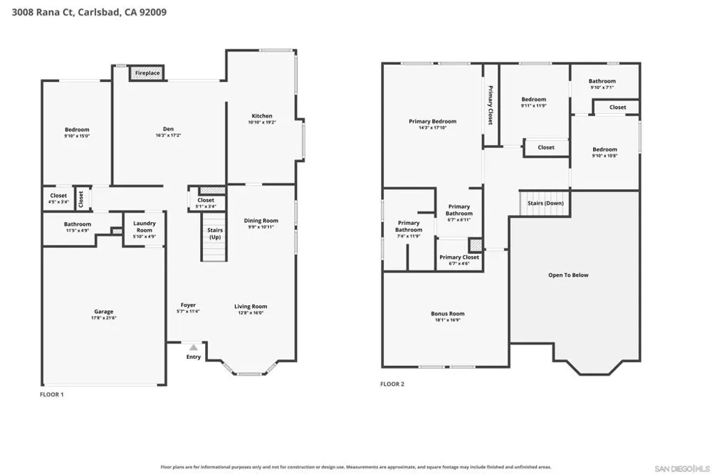 3008 Rana Court Carlsbad, CA 92009
