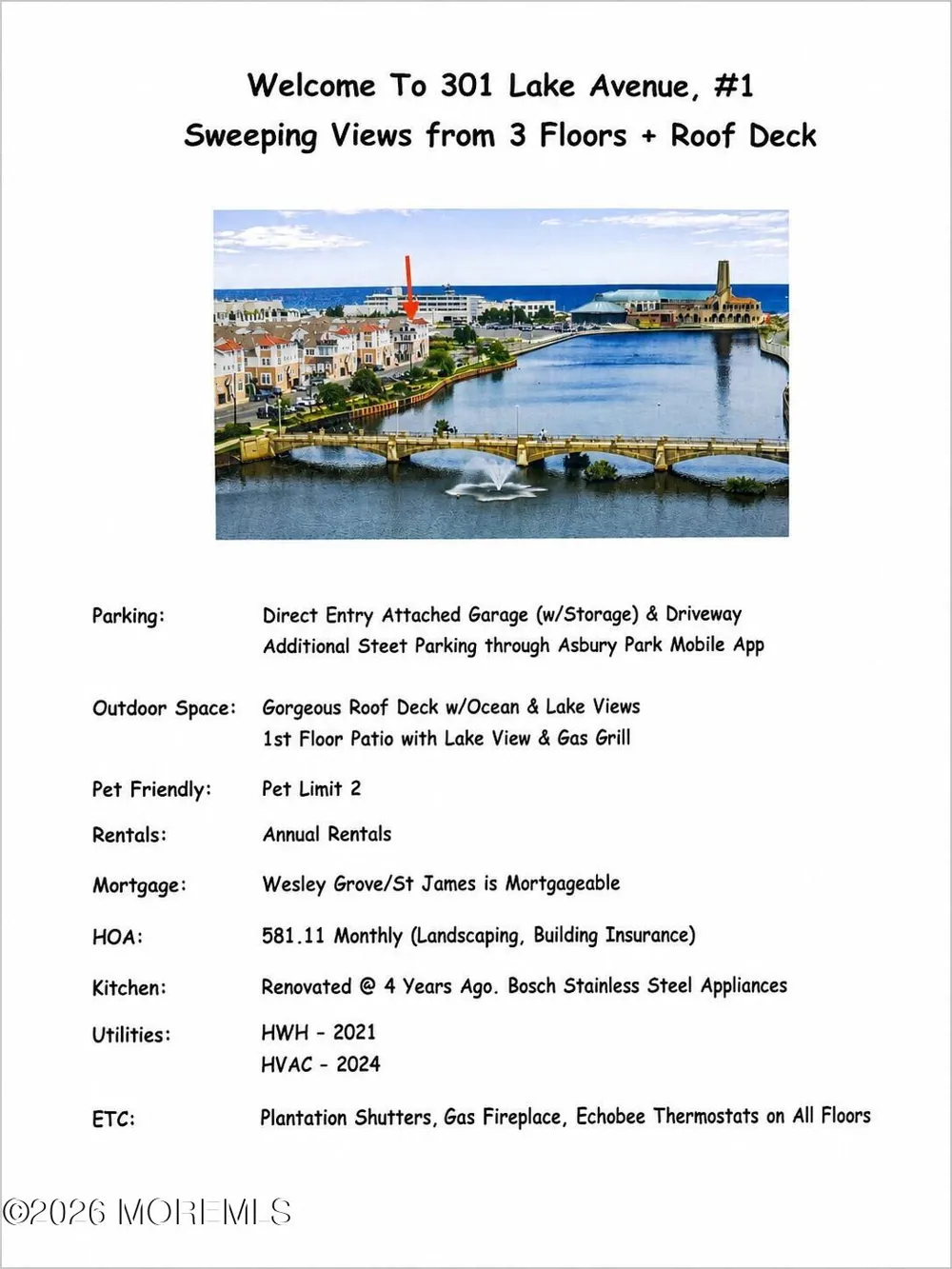 301 Lake Avenue #1 Asbury Park, NJ 07712