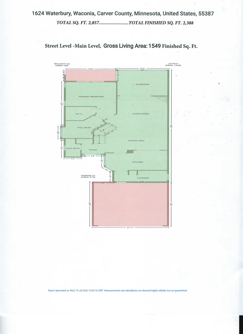 1624 Waterbury Waconia, MN 55387