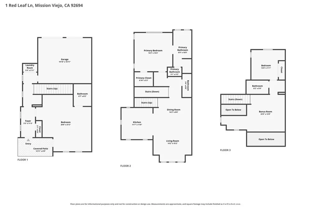 1 Red Leaf Lane Ladera Ranch, CA 92694