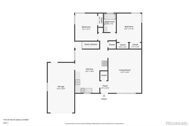 17012 W 16th Place Golden, CO 80401