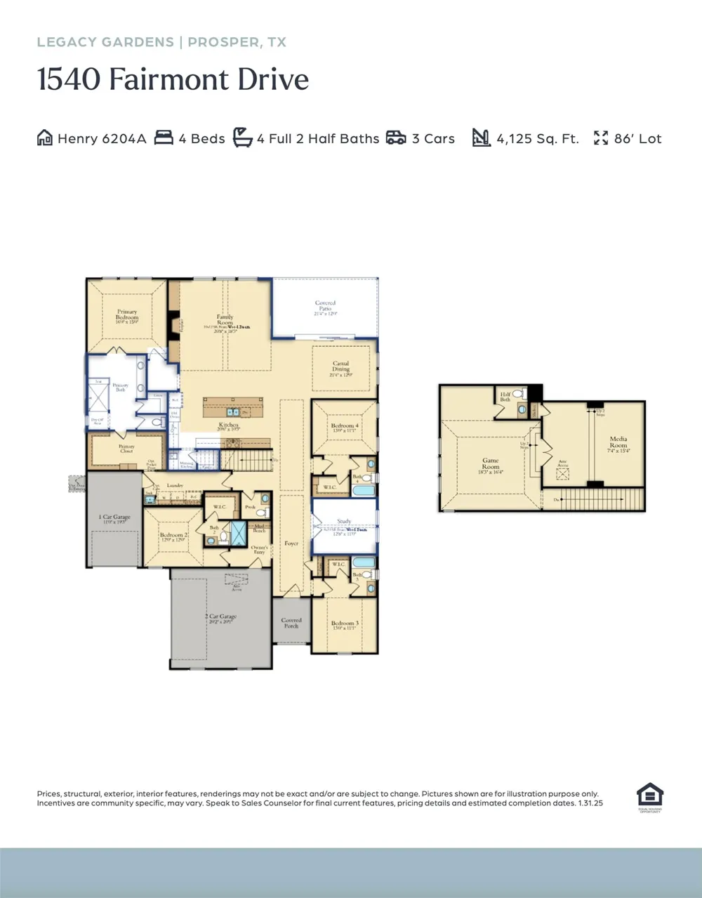 1540 Fairmont Drive Prosper, TX 75078