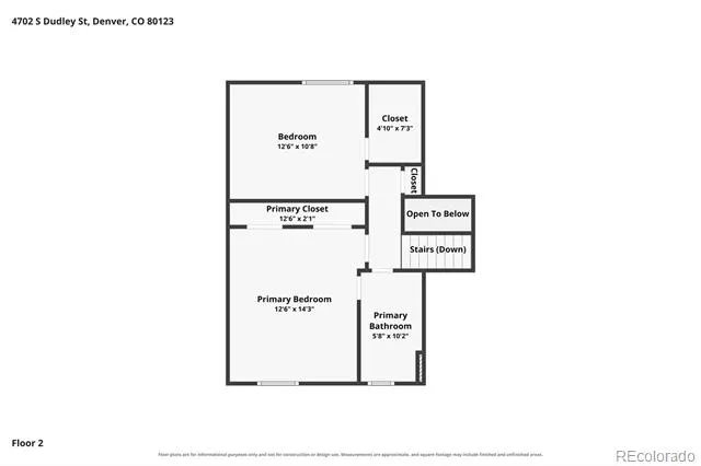 4702 S Dudley Street Littleton, CO 80123