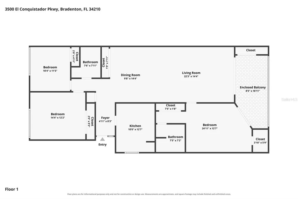 3500 EL CONQUISTADOR PARKWAY #124 Bradenton, FL 34210