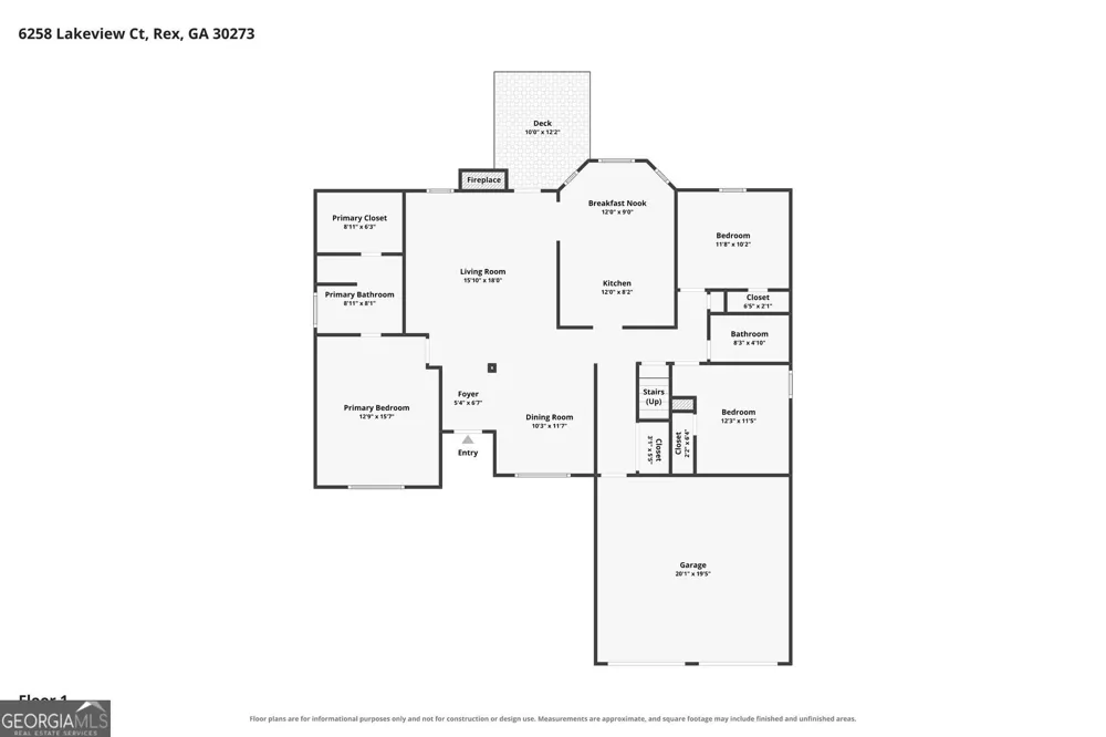 6258 Lakeview CT Rex, GA 30273